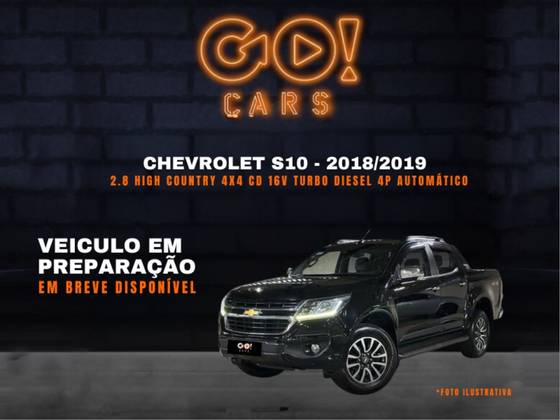 CHEVROLET S10 2.8 HIGH COUNTRY 4X4 CD 16V TURBO DIESEL 4P AUTOMÁTICO